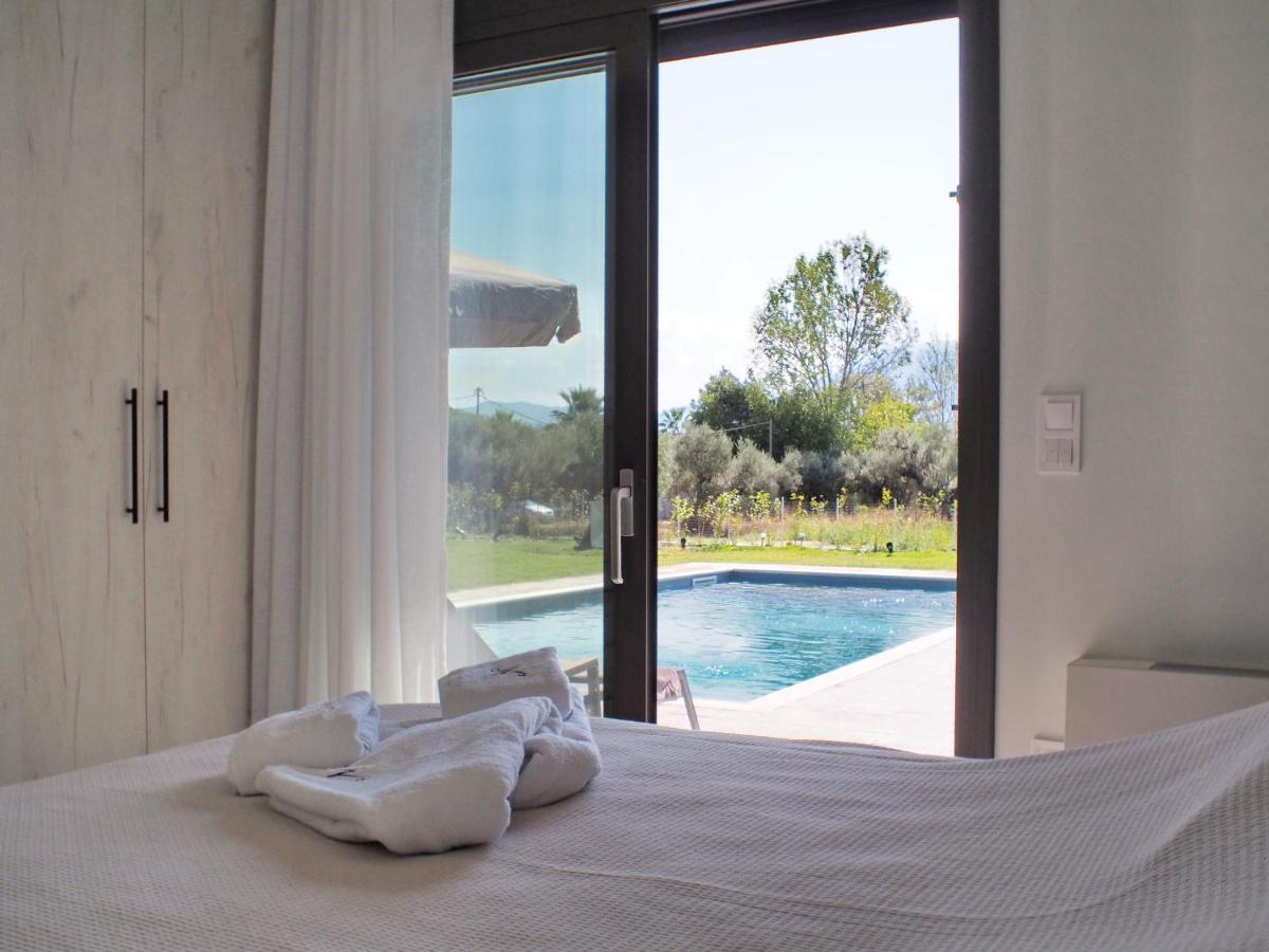 Nostos Luxury Villas With Private Pool In Nafpaktos Eksteriør billede