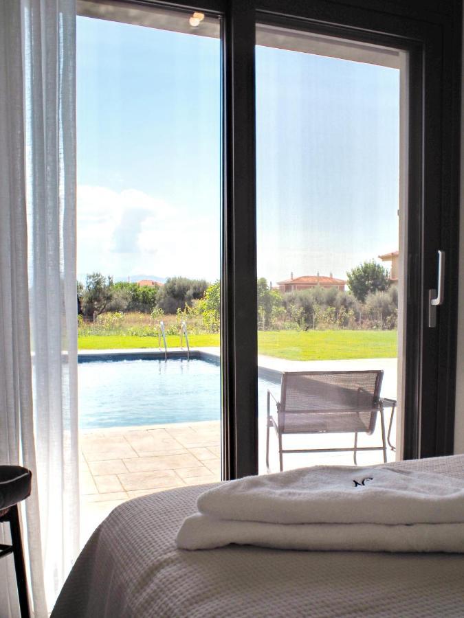 Nostos Luxury Villas With Private Pool In Nafpaktos Eksteriør billede